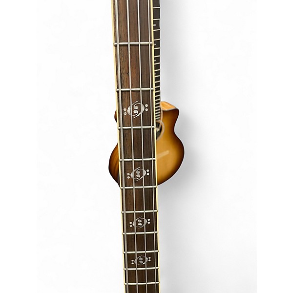 Used Washburn AB40SHNK Natural Electric Bass Guitar