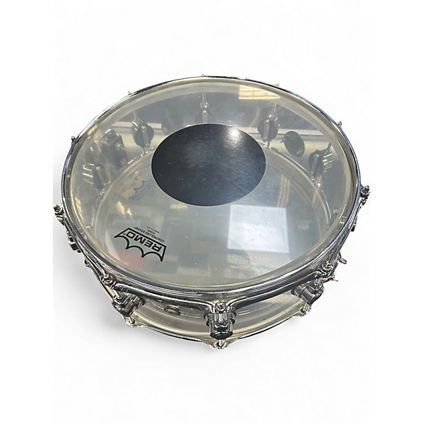 Used DW 14X5.5 Design Series Acrylic Snare Clear Drum