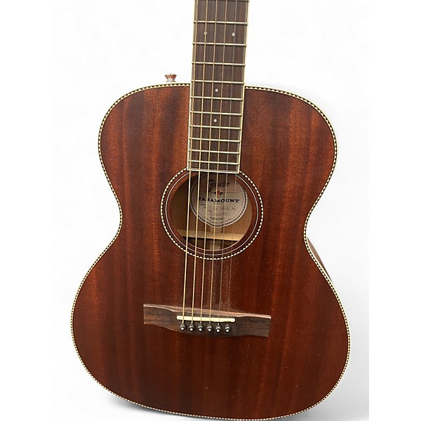 Used Fender  PM-TE Brown Acoustic Electric Guitar
