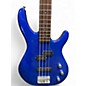 Used Squier ELECTRIC BASS Blue Electric Bass Guitar