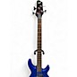 Used Squier ELECTRIC BASS Blue Electric Bass Guitar
