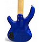 Used Squier ELECTRIC BASS Blue Electric Bass Guitar