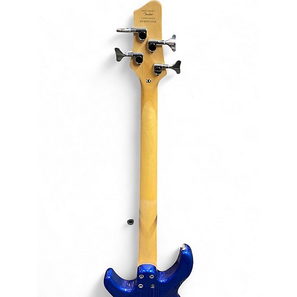 Used Squier ELECTRIC BASS Blue Electric Bass Guitar