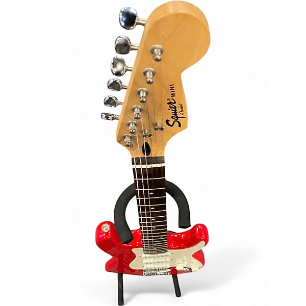 Used Squier Mini Affinity Stratocaster Red Electric Guitar