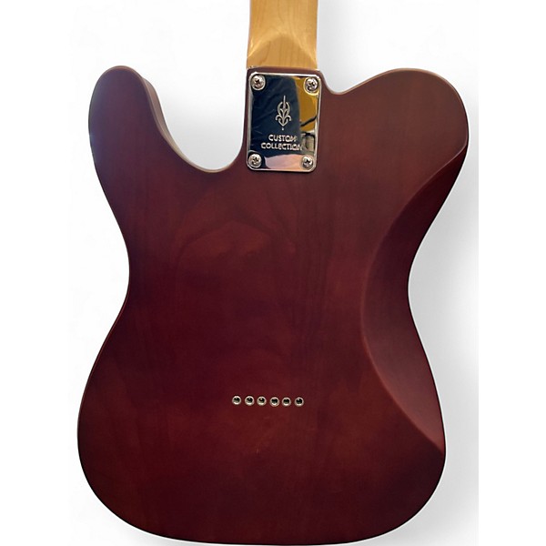 Used 2021 Michael Kelly Hybrid 55 Trans Amber Solid Body Electric Guitar