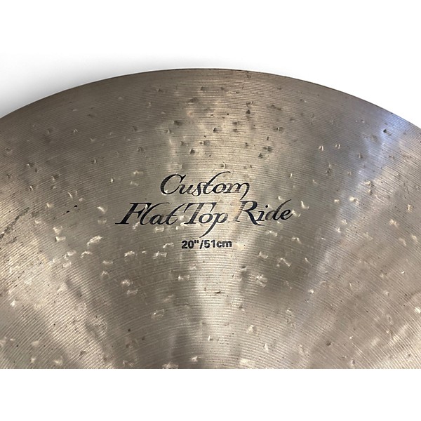 Used Zildjian 20in K Custom Flat Top Ride Cymbal