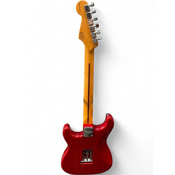 Used Fender FSR American Standard Stratocaster Trans Red Solid Body Electric Guitar