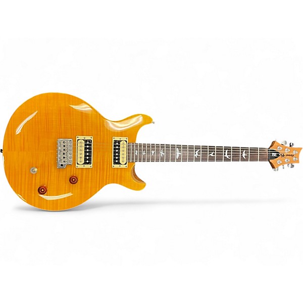 Used PRS Carlos Santana Signature SE TRANS YELLOW Solid Body Electric Guitar