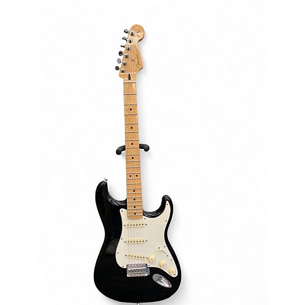 Used 2017 Fender FSR Standard Stratocaster Black Solid Body Electric Guitar