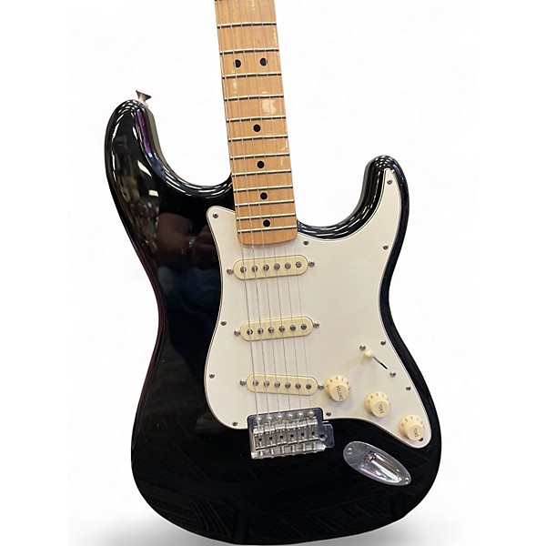 Used 2017 Fender FSR Standard Stratocaster Black Solid Body Electric Guitar