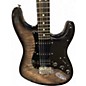 Used 2019 Fender American QMT Strat HSS Pale Moon Trans Black TRANSPARENT BLACK Solid Body Electric Guitar