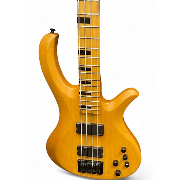 Used Schecter Guitar Research Riot 4 String Natural Electric Bass Guitar