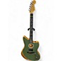 Used Fender ACOUSTASONIC PLAYER JAZZMASTER ANTIQUE OLIVE Acoustic Electric Guitar thumbnail