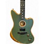 Used Fender ACOUSTASONIC PLAYER JAZZMASTER ANTIQUE OLIVE Acoustic Electric Guitar