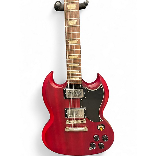 Used Epiphone SG G400 Worn Cherry Solid Body Electric Guitar