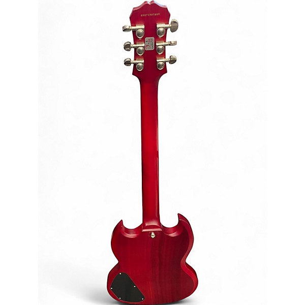 Used Epiphone SG G400 Worn Cherry Solid Body Electric Guitar
