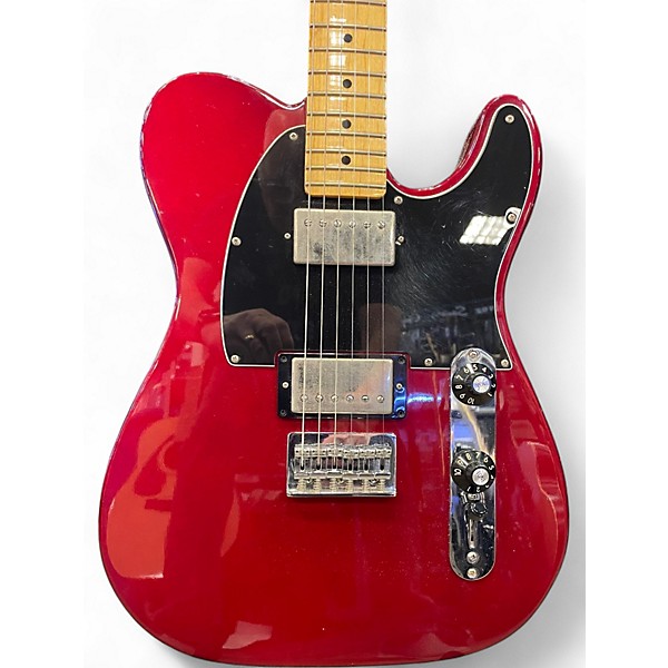 Used Fender Standard Telecaster HH Candy Apple Red Solid Body Electric Guitar