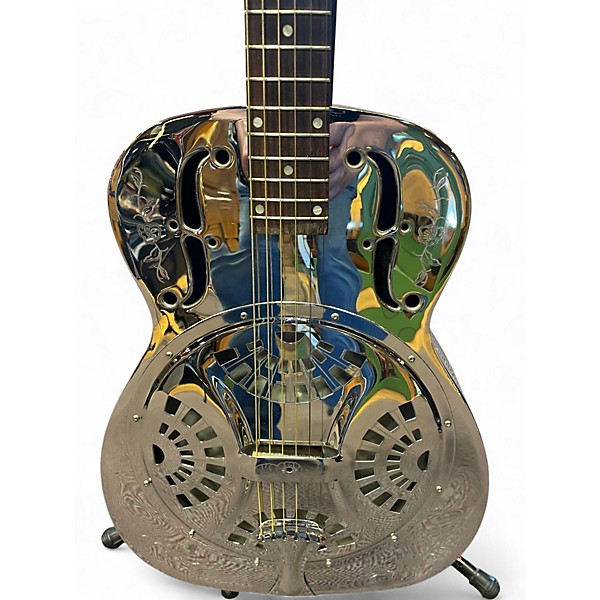 Used Dobro MODEL 36 ROSE CHROME Resonator Guitar