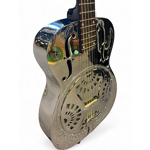 Used Dobro MODEL 36 ROSE CHROME Resonator Guitar