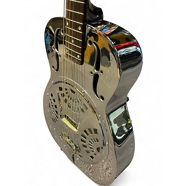 Used Dobro MODEL 36 ROSE CHROME Resonator Guitar