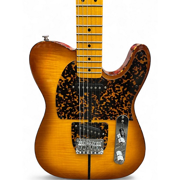 Used Hs Anderson PRINCE "MAD CAT" TELECASTER COPY Amber Solid Body Electric Guitar
