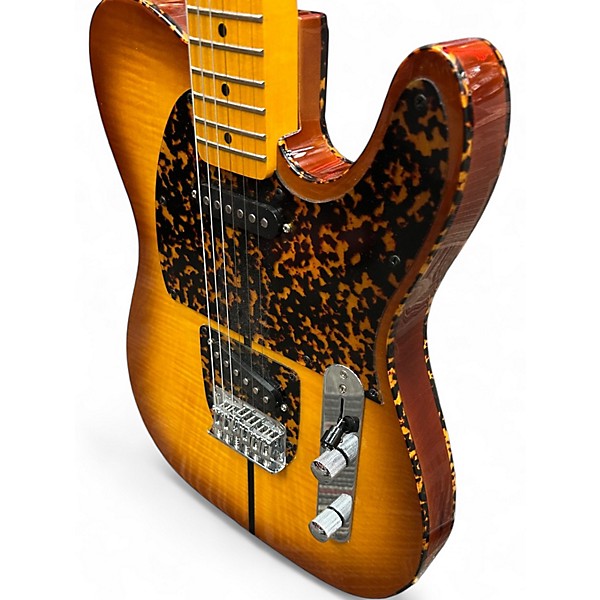 Used Hs Anderson PRINCE "MAD CAT" TELECASTER COPY Amber Solid Body Electric Guitar