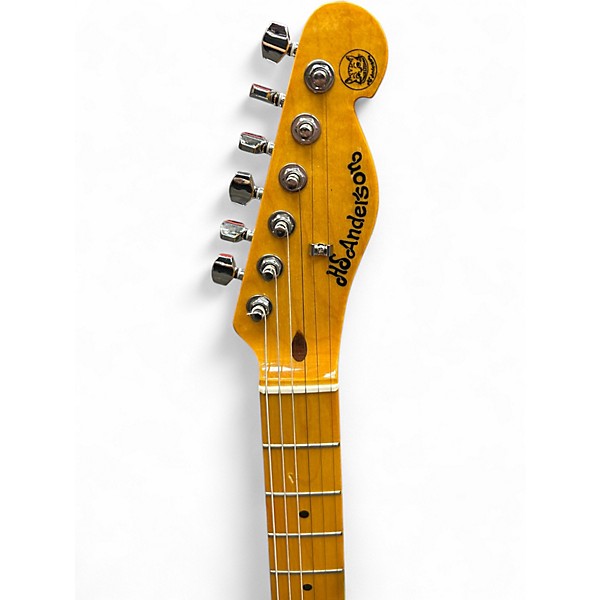 Used Hs Anderson PRINCE "MAD CAT" TELECASTER COPY Amber Solid Body Electric Guitar