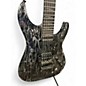 Used Schecter Guitar Research c1 fr-s silver mountain Black and Silver Solid Body Electric Guitar