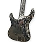 Used Schecter Guitar Research c1 fr-s silver mountain Black and Silver Solid Body Electric Guitar
