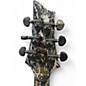 Used Schecter Guitar Research c1 fr-s silver mountain Black and Silver Solid Body Electric Guitar