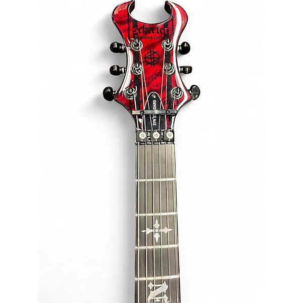 Used Schecter Guitar Research Synyster Gates Signature Standard red Solid Body Electric Guitar