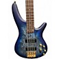 Used Ibanez SR300EDX Cosmic Blue Frozen Matte Electric Bass Guitar