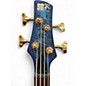 Used Ibanez SR300EDX Cosmic Blue Frozen Matte Electric Bass Guitar