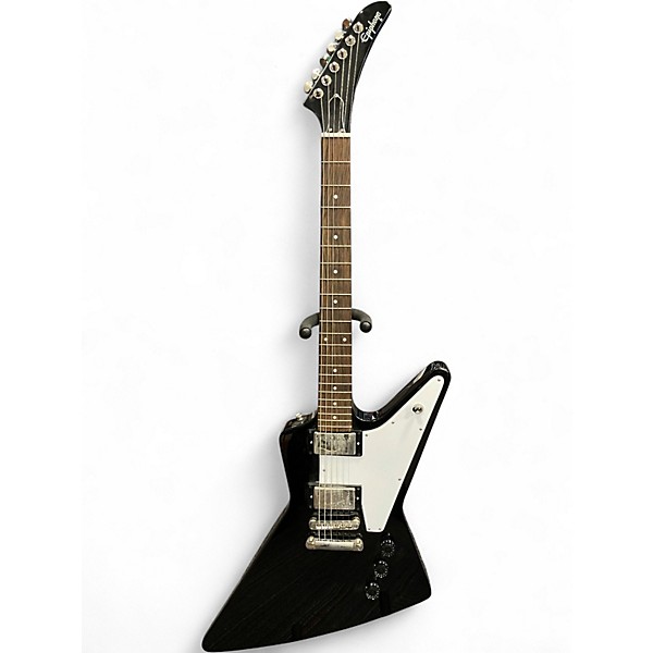 Used Epiphone Explorer Black Solid Body Electric Guitar
