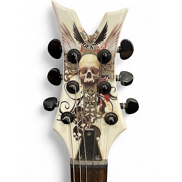 Used Dean Vendetta Resurrection White Solid Body Electric Guitar