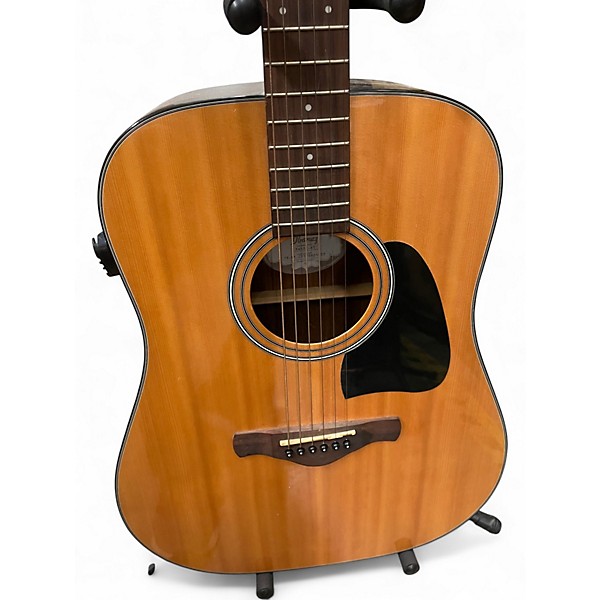 Used Ibanez AW58E-NT Natural Acoustic Guitar