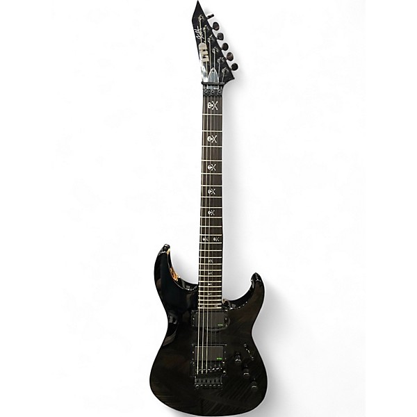 Used ESP KH602 Kirk Hammett Signature black Solid Body Electric Guitar