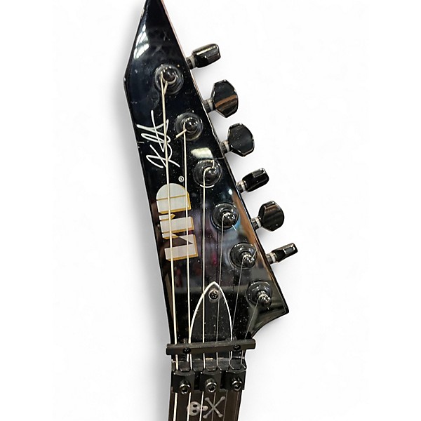 Used ESP KH602 Kirk Hammett Signature black Solid Body Electric Guitar