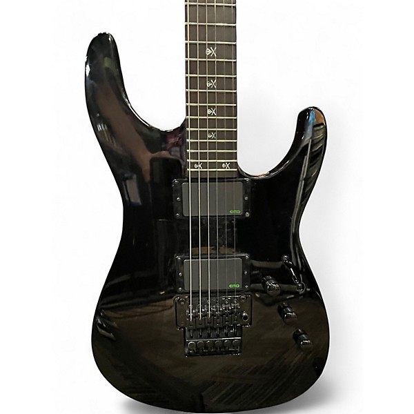 Used ESP KH602 Kirk Hammett Signature black Solid Body Electric Guitar