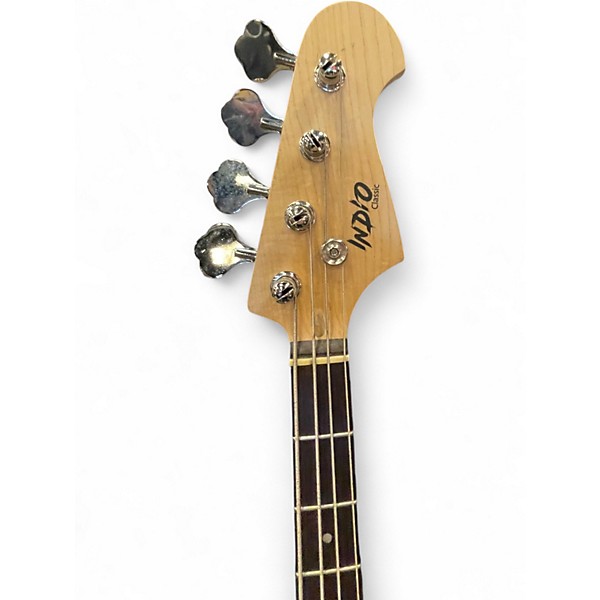 Used Indio CLASSIC  GREEN BURST Electric Bass Guitar