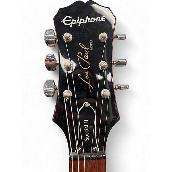 Used Epiphone Special II Cherry Sunburst Solid Body Electric Guitar