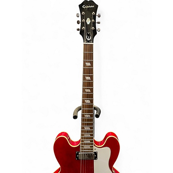 Used Epiphone Riviera Cherry Hollow Body Electric Guitar