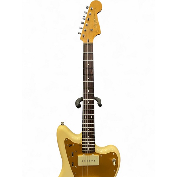 Used Squier J Mascis Jazzmaster Vintage White Solid Body Electric Guitar