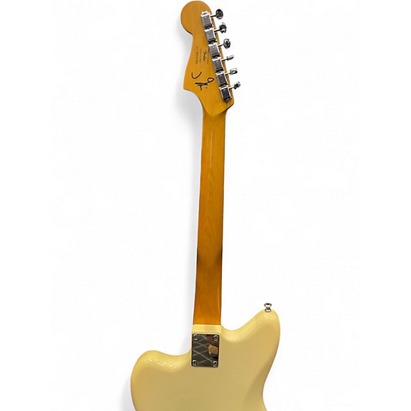 Used Squier J Mascis Jazzmaster Vintage White Solid Body Electric Guitar