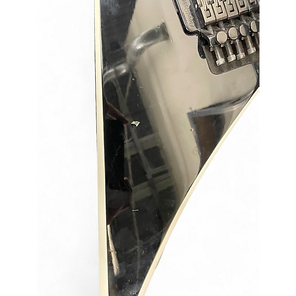Used 1990s Jackson RR24 BLACK WITH WHITE PINSTRIPE Solid Body Electric Guitar