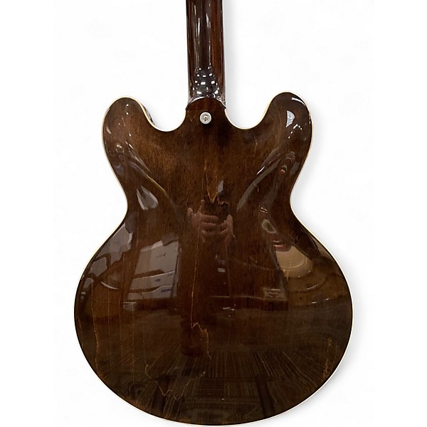 Used 2024 Gibson ES335 60S BLOCK WALNUT Natural Hollow Body Electric Guitar