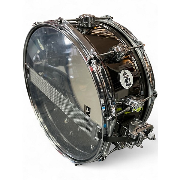 Used DW 7.5X14 Design Series Snare Black Chrome Drum