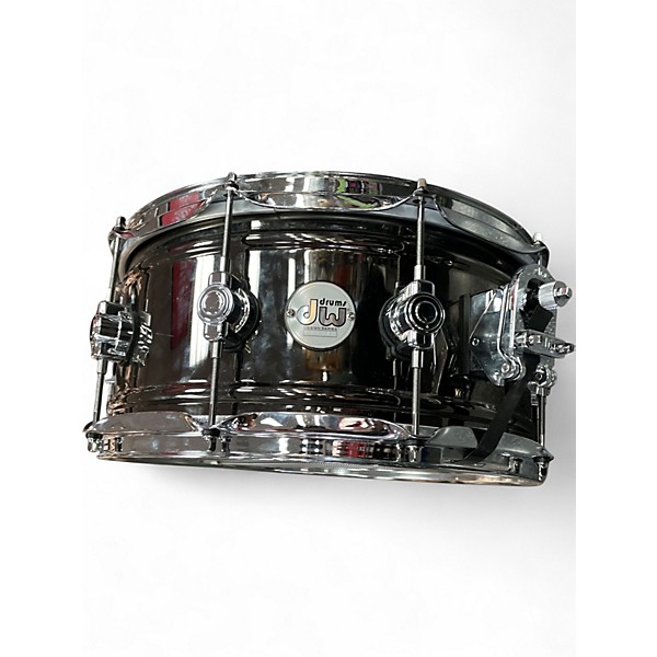 Used DW 7.5X14 Design Series Snare Black Chrome Drum
