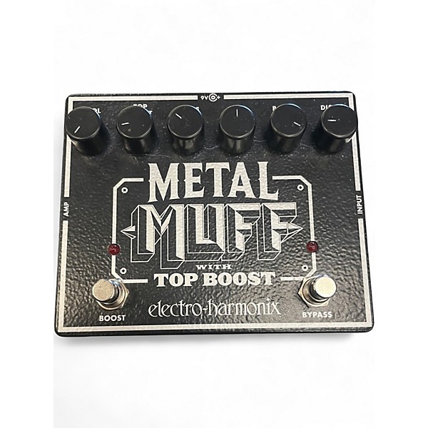 Used Electro-Harmonix Metal Muff Distortion With Top Boost Effect Pedal