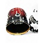 Used PDP by DW 4 Piece Concept Series Red to Black Fade Drum Kit